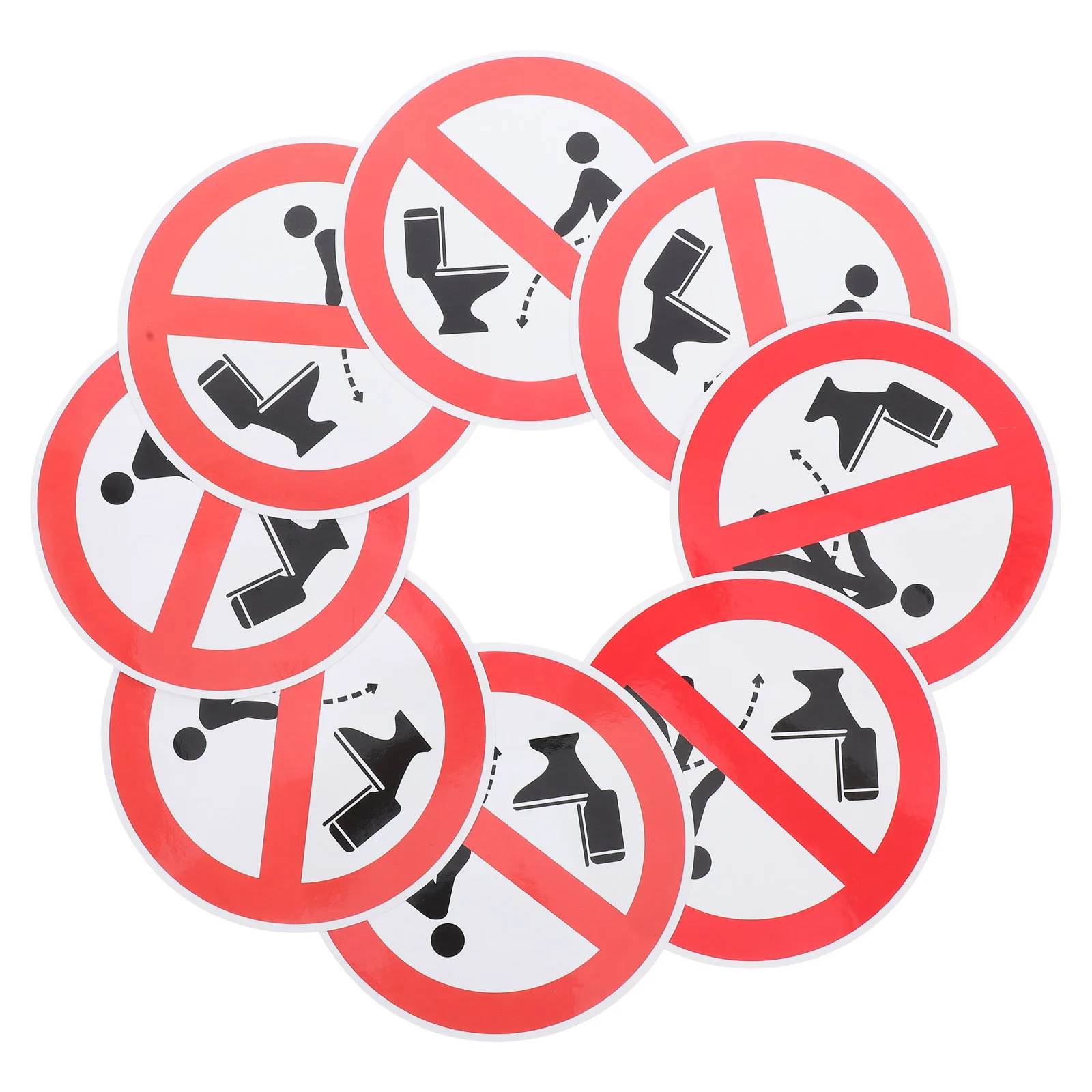 8pcs Bathroom Stickers Waterproof PVC Pee Signs Do Not Flush Wipes Restroom Office Cleanliness Reminder Durability Traffic
8pcs Bathroom Stickers Waterproof PVC Pee Signs Do Not Flush Wipes Restroom Office Cleanliness Reminder Durability Traffic