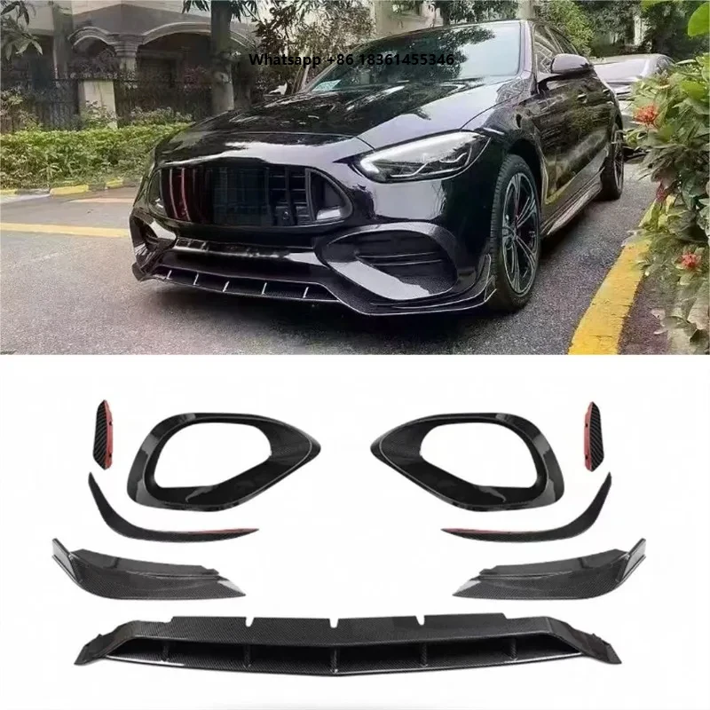 Real Carbon Fiber Front Bumper Lip Fog Lamp Frame Spoiler Kit
Real Carbon Fiber Front Bumper Lip Fog Lamp Frame Spoiler Kit