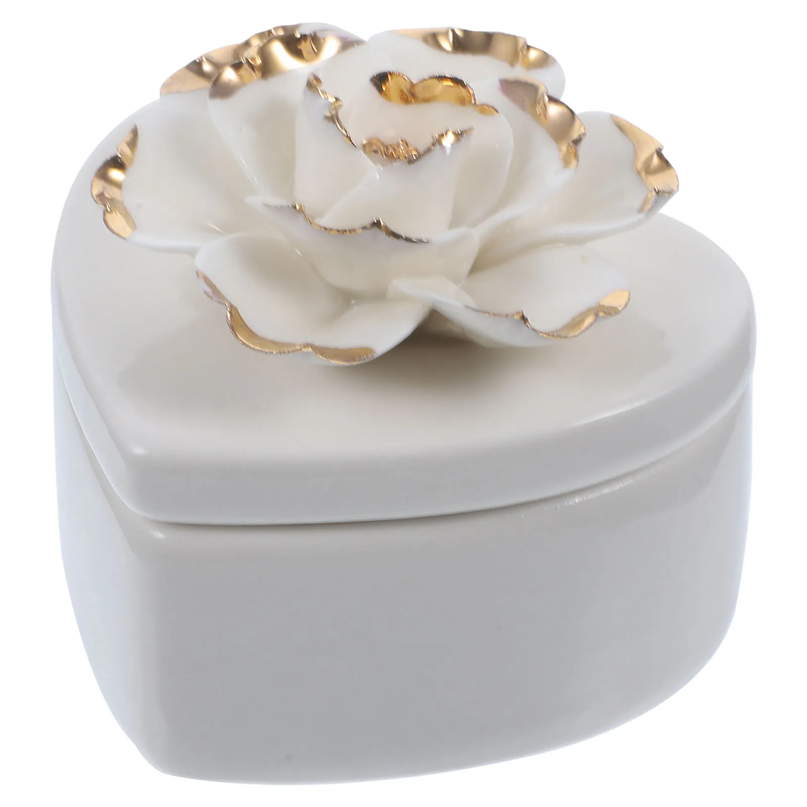 Heart-Shaped Flower Ceramic Jewelry Storage Jar Elegant Jewelry Box Decorative Organizer for Rings Earrings Necklace
Heart-Shaped Flower Ceramic Jewelry Storage Jar Elegant Jewelry Box Decorative Organizer for Rings Earrings Necklace