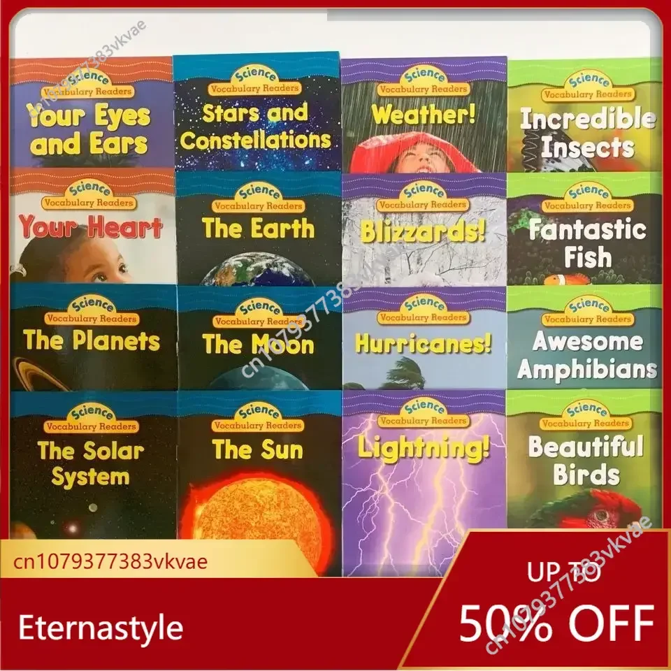 English Science 30 Books Scholastic Science Vocabulary Readers Educational Toys Montessori English Books for Children Reading
English Science 30 Books Scholastic Science Vocabulary Readers Educational Toys Montessori English Books for Children Reading
