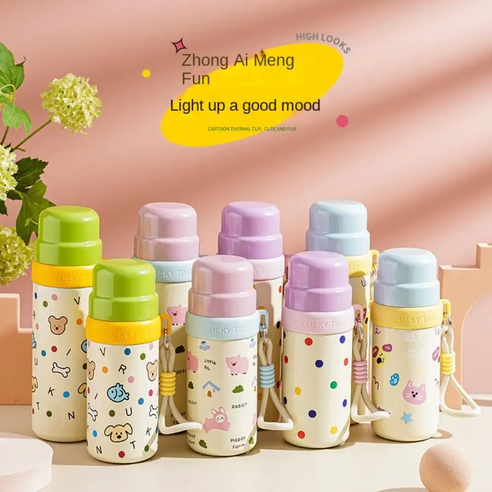 Portable Cartoon Water Bottle Large Capacity with Lifting Rope Thermos Cup 316 Stainless Steel Cute Insulated Cup Coffee Tea
Portable Cartoon Water Bottle Large Capacity with Lifting Rope Thermos Cup 316 Stainless Steel Cute Insulated Cup Coffee Tea