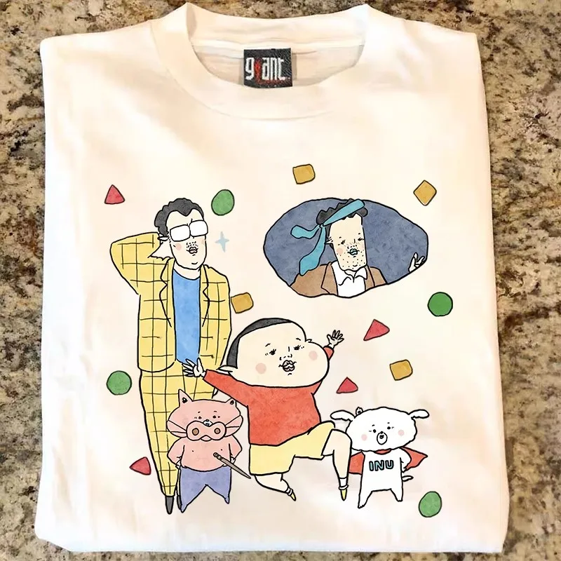Heavyweight 260g Pure Cotton Short Sleeve T-Shirt Loose Fit Cartoon Anime Kids Fun Party Tee Summer Spring Cotton Shirt
Heavyweight 260g Pure Cotton Short Sleeve T-Shirt Loose Fit Cartoon Anime Kids Fun Party Tee Summer Spring Cotton Shirt