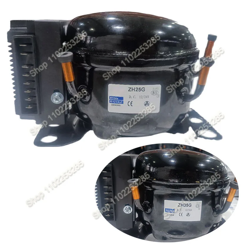 Compressor 12V 24V DC DC Suitable for Car Ship Refrigerator Freezer Mini Refrigerator Freezer Compressor ZH25G35G45G
Compressor 12V 24V DC DC Suitable for Car Ship Refrigerator Freezer Mini Refrigerator Freezer Compressor ZH25G35G45G