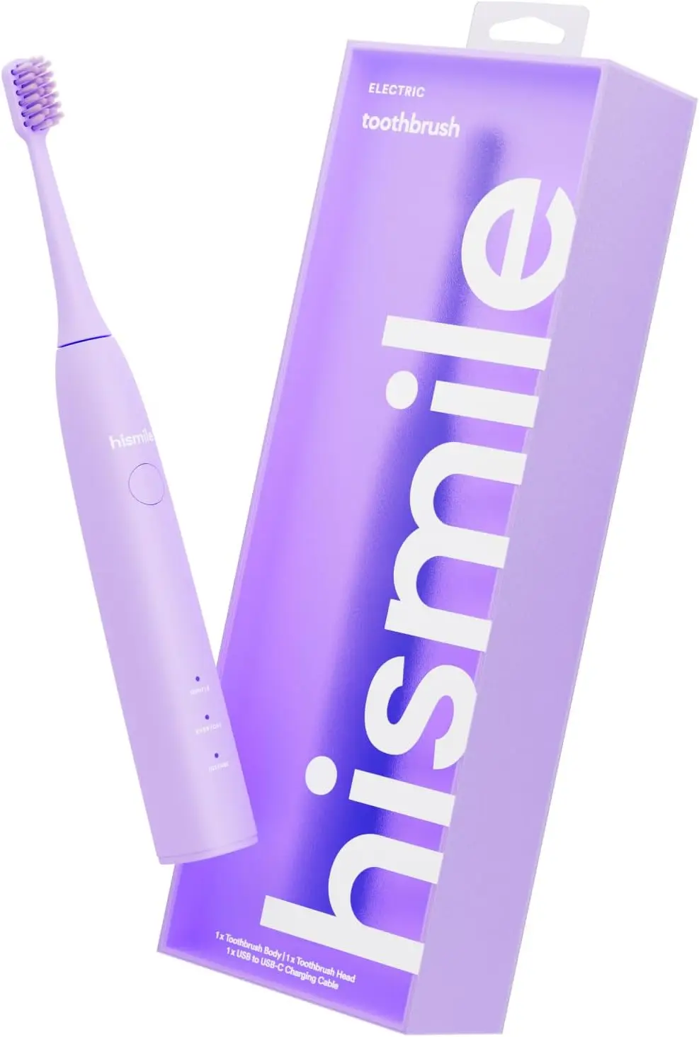 Rechargeable Electric Toothbrush with 3 Modes, Smart Timer, Soft Bristles, Mode Memory in Purple
Rechargeable Electric Toothbrush with 3 Modes, Smart Timer, Soft Bristles, Mode Memory in Purple
