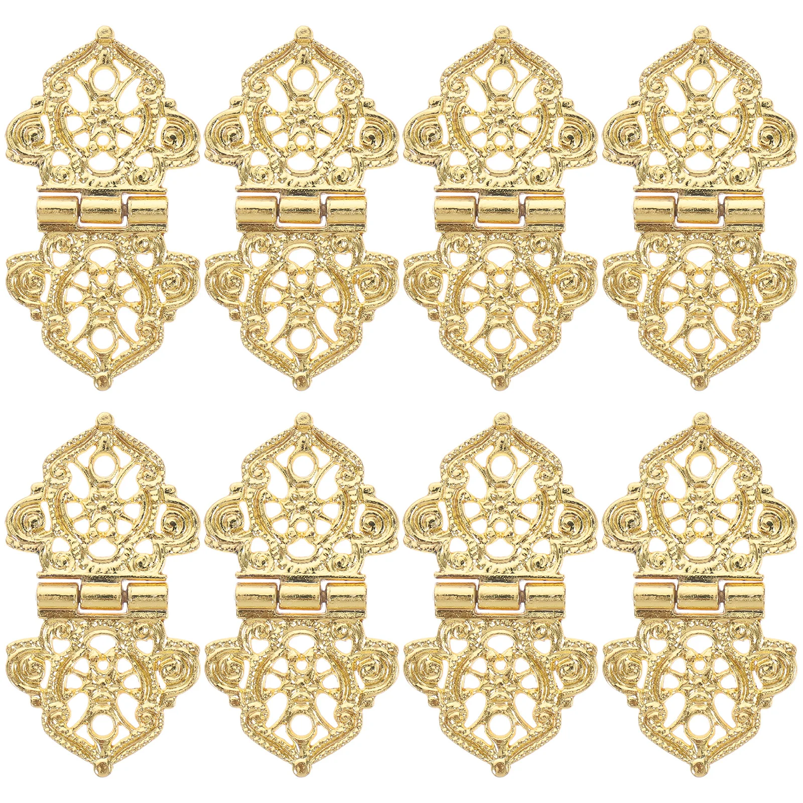 8pcs Wooden Box Decorative Hinges Vintage Metal Hinges For Jewelry Boxes Storage Chests Cabinet Lid Support Hardware Accessories
8pcs Wooden Box Decorative Hinges Vintage Metal Hinges For Jewelry Boxes Storage Chests Cabinet Lid Support Hardware Accessories