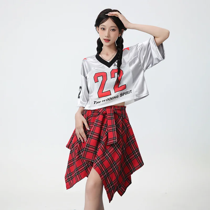 Adult Cheerleading Uniforms, Group Aerobics Performance Outfits for Sports Meeting Opening Ceremony, Team Stage Show Costumes
Adult Cheerleading Uniforms, Group Aerobics Performance Outfits for Sports Meeting Opening Ceremony, Team Stage Show Costumes