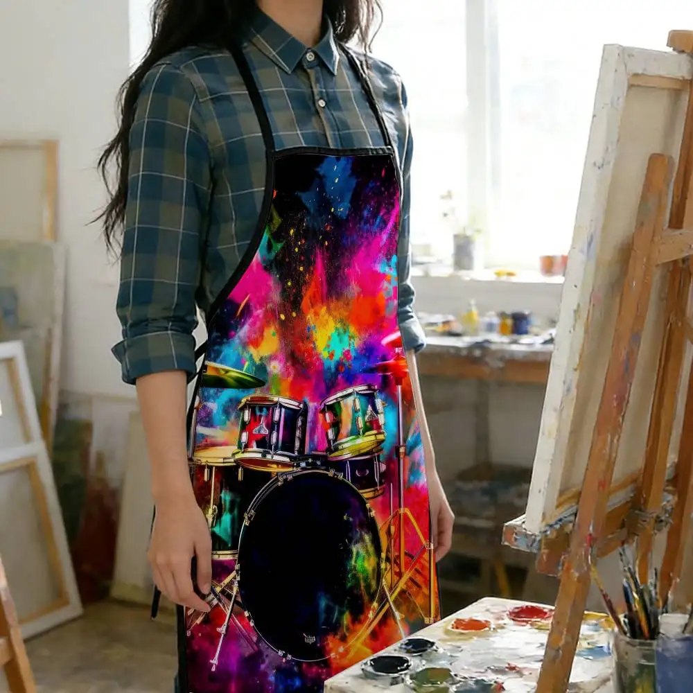 Abstract Colorful Art Musical Instruments Drum Kit Guitar Print Sleeveless Kitchen Cover with Design Unisex Gift
Abstract Colorful Art Musical Instruments Drum Kit Guitar Print Sleeveless Kitchen Cover with Design Unisex Gift