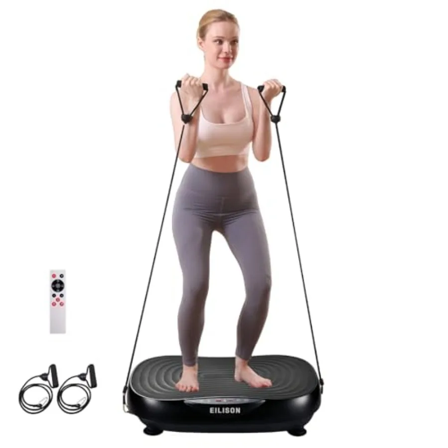 Home gym vibration plate for lymphatic drainage and full-body workouts; steel construction black finish; 99-speed digital contr
Home gym vibration plate for lymphatic drainage and full-body workouts; steel construction black finish; 99-speed digital contr