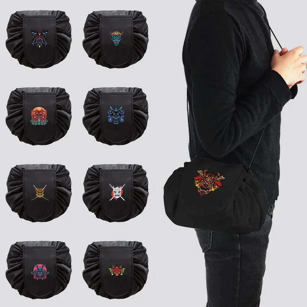 Drawstring Cosmetic Bag Travel Storage Women Makeup Bag Monster Printed Organizer Foldable Make Up Pouch Portable Toiletry Case
Drawstring Cosmetic Bag Travel Storage Women Makeup Bag Monster Printed Organizer Foldable Make Up Pouch Portable Toiletry Case