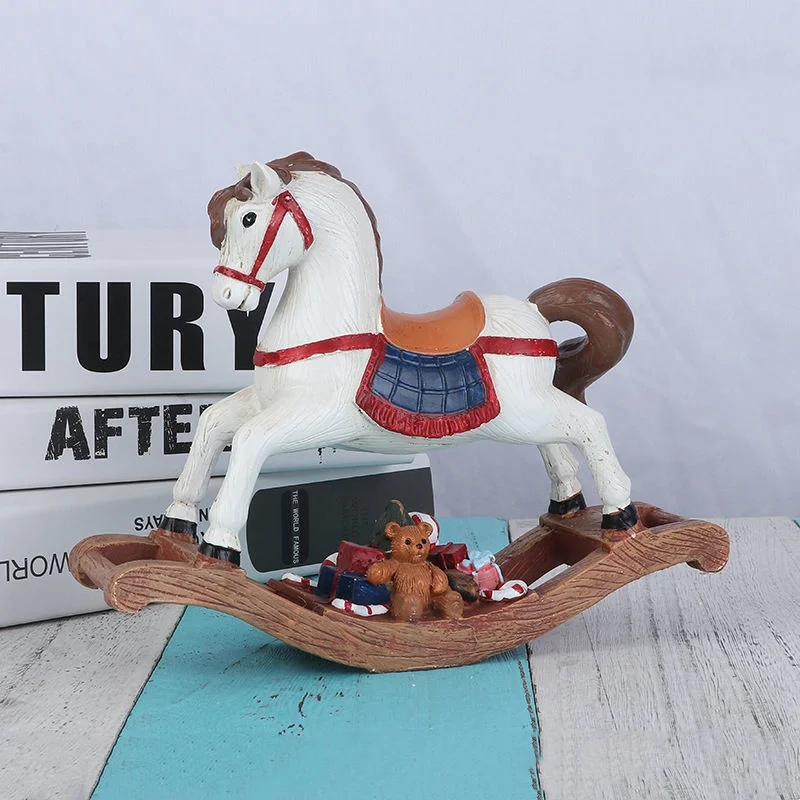 Creative home decorations, Christmas wooden horse ornaments, resin crafts, Christmas simulation animals, gift ornaments
Creative home decorations, Christmas wooden horse ornaments, resin crafts, Christmas simulation animals, gift ornaments