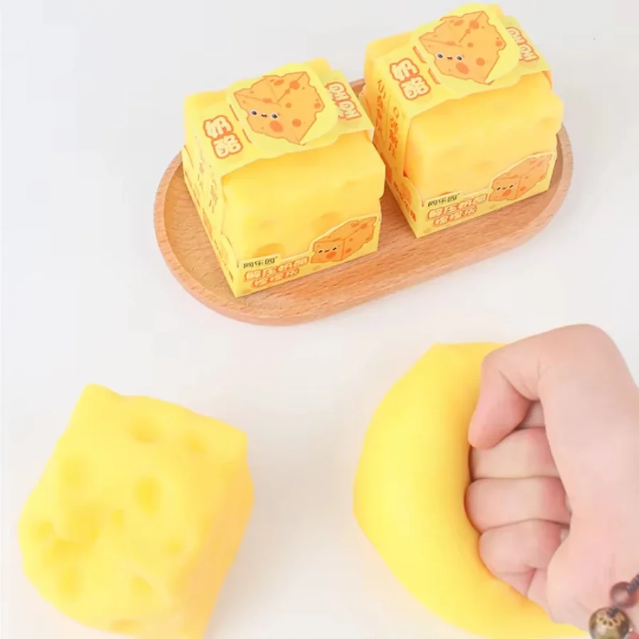 Yellow Cheese Squishy Toy Soft Novelty Toy Rebounding Sensory Toy Stress Ball Focus Sensory Cheese Cubes Squishy Toys
Yellow Cheese Squishy Toy Soft Novelty Toy Rebounding Sensory Toy Stress Ball Focus Sensory Cheese Cubes Squishy Toys