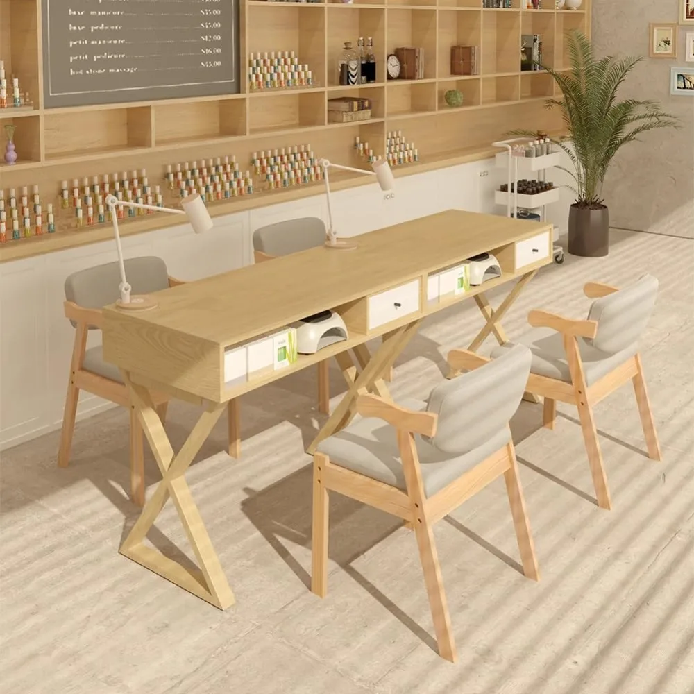 Wooden Professional Manicure Table, Simple Nail Desk, SPA Manicure Table Station, Computer Desk with Storage Function, Suitable
Wooden Professional Manicure Table, Simple Nail Desk, SPA Manicure Table Station, Computer Desk with Storage Function, Suitable