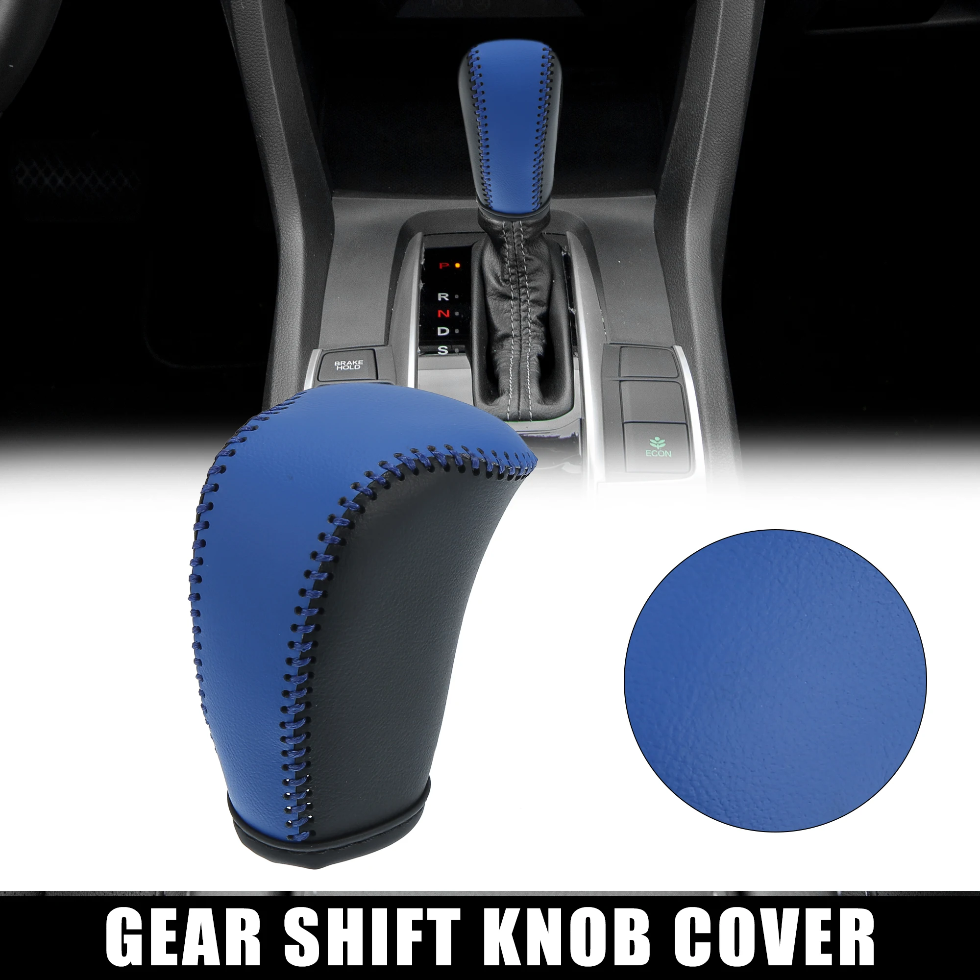 Uxcell Car Faux Leather Black Blue Gear Shift Knob Cover Protector for Honda 10th Civic 2016 2017 2018 2019 2020 Blue Line
Uxcell Car Faux Leather Black Blue Gear Shift Knob Cover Protector for Honda 10th Civic 2016 2017 2018 2019 2020 Blue Line