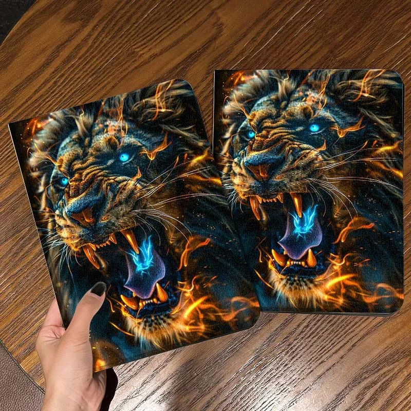 Lion Head Roaring Cover For iPad Pro Mini Air 1 2 3 4 5 6 7 10 11 th 8 9 gen 11 M4 M5 Foldable Tablet Case
Lion Head Roaring Cover For iPad Pro Mini Air 1 2 3 4 5 6 7 10 11 th 8 9 gen 11 M4 M5 Foldable Tablet Case