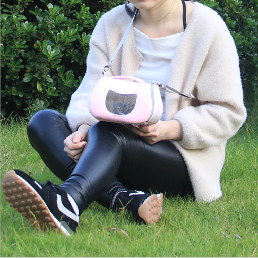 Pet Handbag Small Pet Carrier With Mesh Ventilation Portable Travel Bag For Outdoor Walking Hiking Carrying Cats Dogs Pink
Pet Handbag Small Pet Carrier With Mesh Ventilation Portable Travel Bag For Outdoor Walking Hiking Carrying Cats Dogs Pink