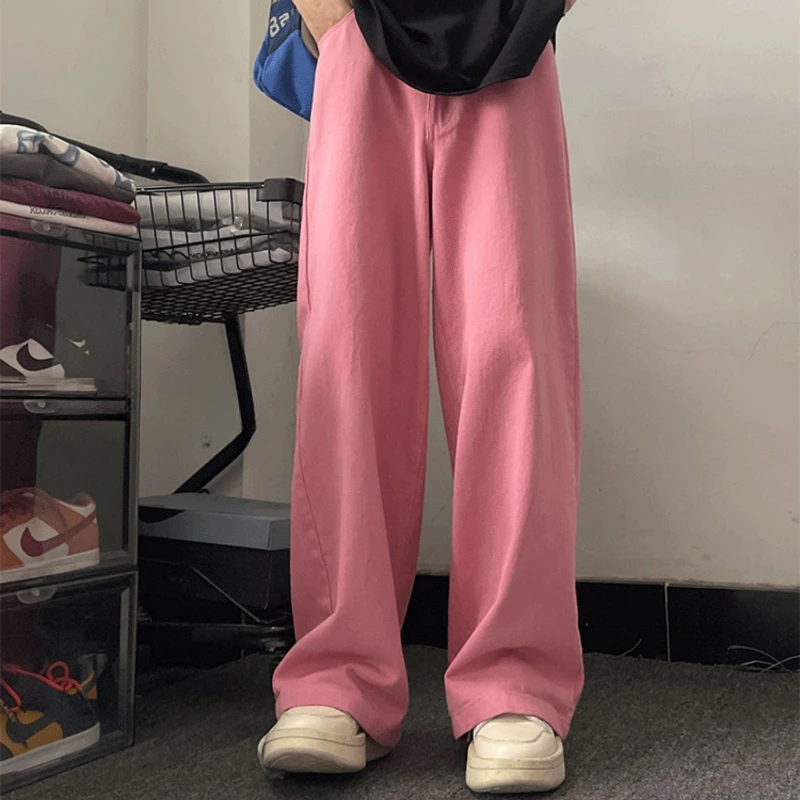 EBAIHUI American Vintage Pink Men's Jeans Casual Work Wide Leg Pants Hip-hop Men's Trousers
EBAIHUI American Vintage Pink Men's Jeans Casual Work Wide Leg Pants Hip-hop Men's Trousers