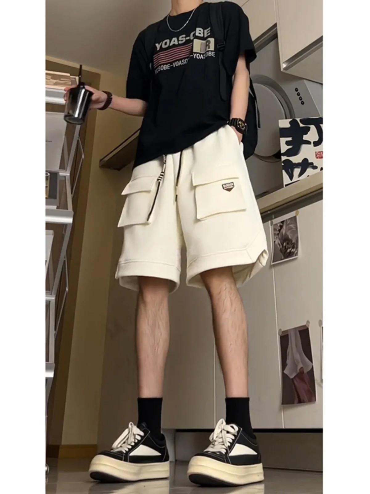 Oversize Baskeall orts Men's Summer Spor Five-Quarter Length Casual Pants Loose Fit Polyester Fiber Low Waist Baskeall
Oversize Baskeall orts Men's Summer Spor Five-Quarter Length Casual Pants Loose Fit Polyester Fiber Low Waist Baskeall