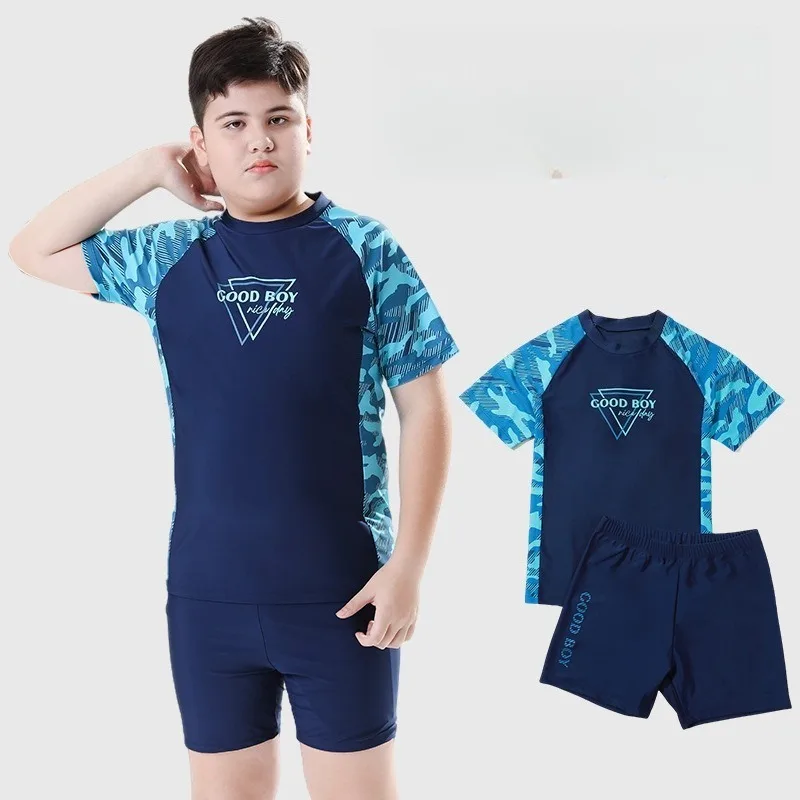 Summer Boys' Two-Piece Swimsuit 2026 New Hot Spring Swim Shorts Sunscreen Quick-Dry Comfortable Swimming Set Swimwear Kids
Summer Boys' Two-Piece Swimsuit 2026 New Hot Spring Swim Shorts Sunscreen Quick-Dry Comfortable Swimming Set Swimwear Kids