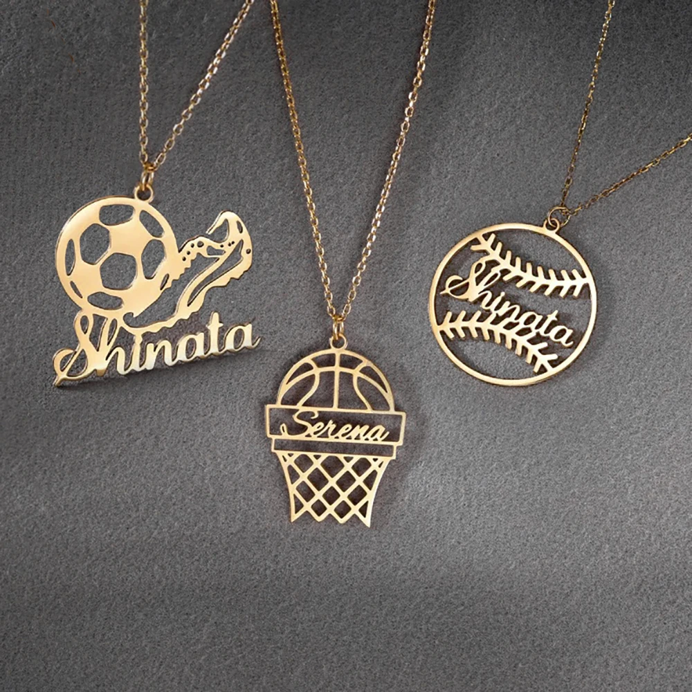 Sipuris Custom Name Necklace For Men Women Stainless Steel Personalized Football Basketball Team Sports Jewelry Gifts
Sipuris Custom Name Necklace For Men Women Stainless Steel Personalized Football Basketball Team Sports Jewelry Gifts