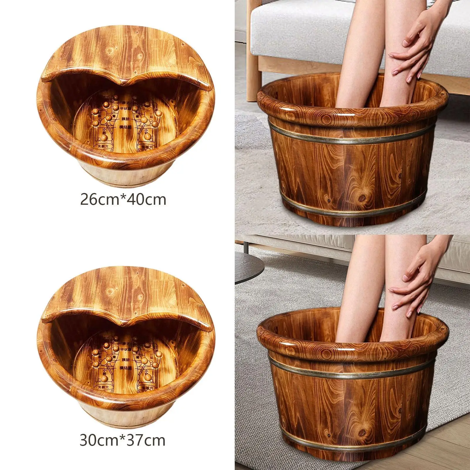 Massage Foot Bath Massage Bucket Pedicure Basin Foot Wash Bucket with Semi Cover Foot SPA Basin Relaxation Convenient for Hotel
Massage Foot Bath Massage Bucket Pedicure Basin Foot Wash Bucket with Semi Cover Foot SPA Basin Relaxation Convenient for Hotel