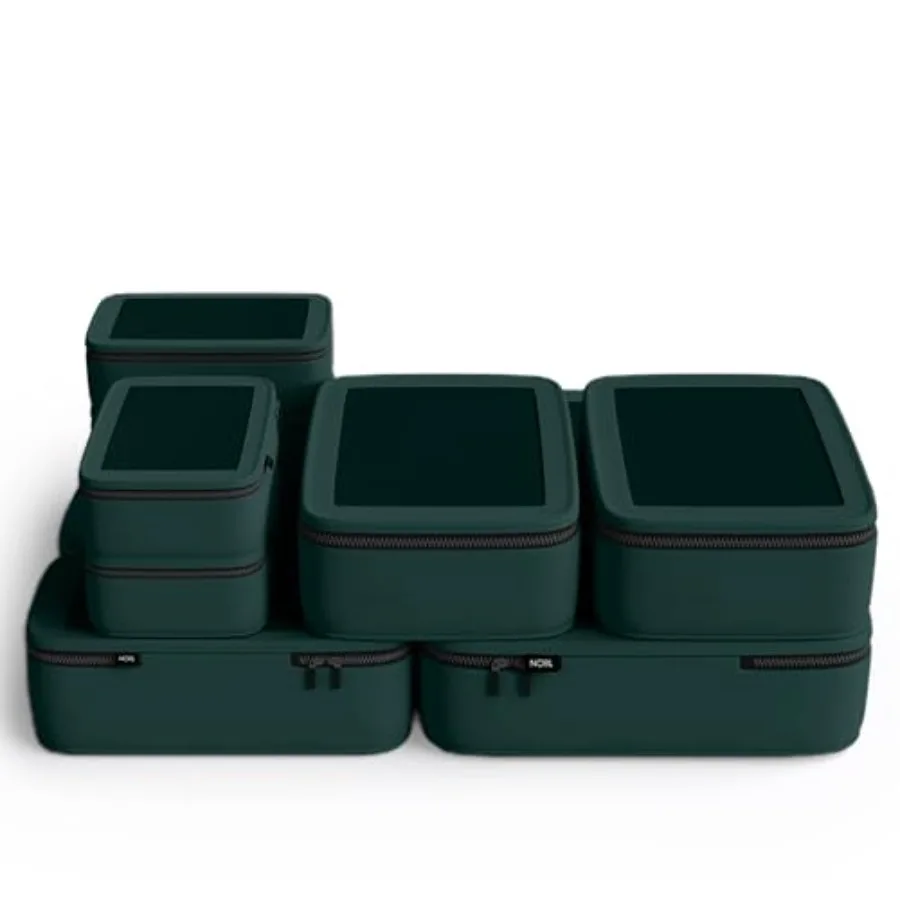 Compressible Packing Cubes Set, 6 Pieces Travel Packing Organizers, Compression Luggage Cubes for Suitcases and Carry On, Space
Compressible Packing Cubes Set, 6 Pieces Travel Packing Organizers, Compression Luggage Cubes for Suitcases and Carry On, Space