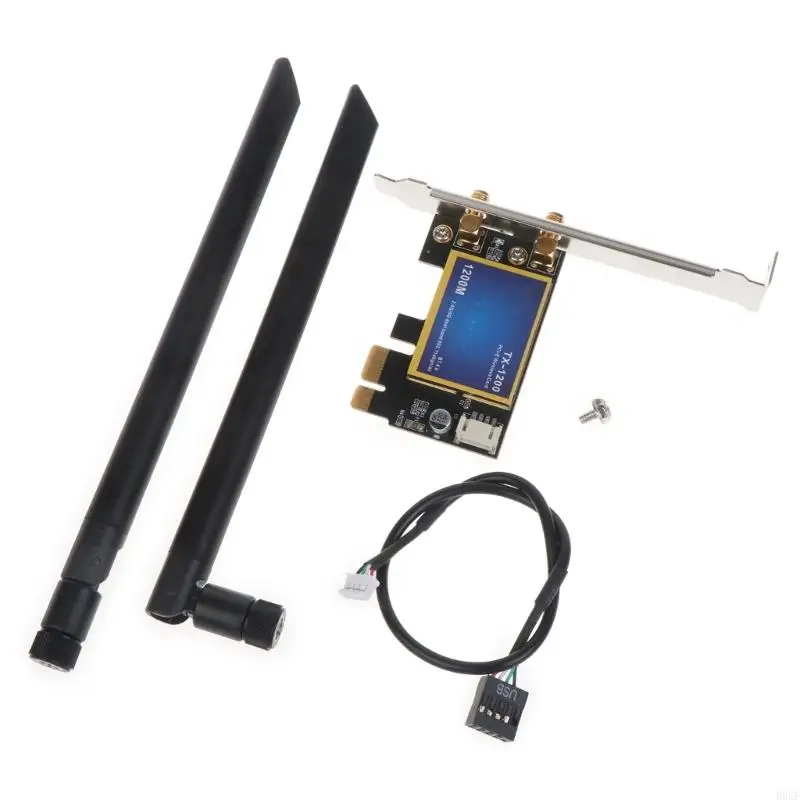 B0KF Wireless PCI for Express WiFi Card PCIe 7265AC 2.4G 7265NGW 867Mbps Card WiFi Adapter Support for Windows 7/8
B0KF Wireless PCI for Express WiFi Card PCIe 7265AC 2.4G 7265NGW 867Mbps Card WiFi Adapter Support for Windows 7/8