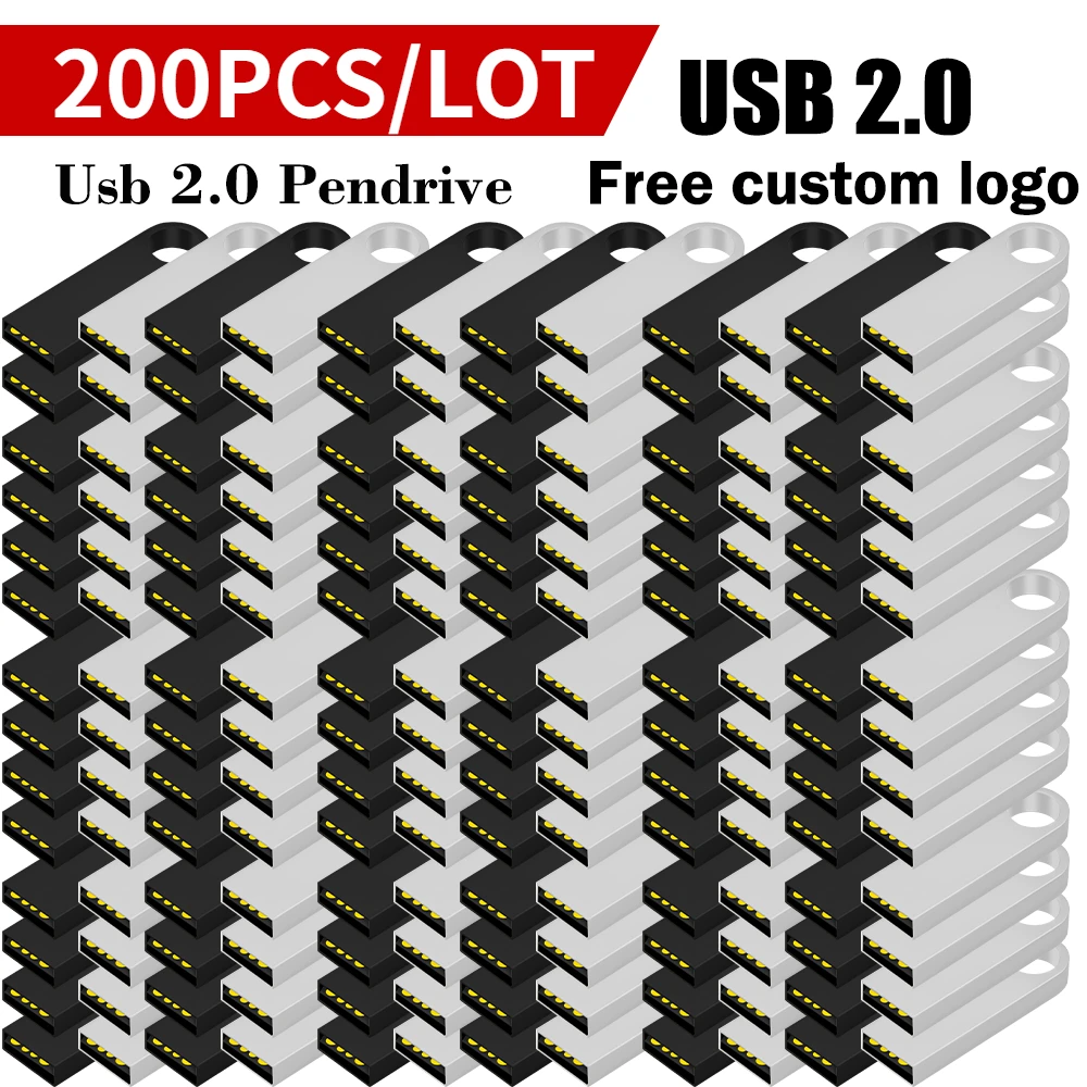 200PCS High Wholesale Free Laser Custom USB Flash Drive 4GB 8GB 2.0 16GB 32GB 64GB 128GB Pendrive metal usb stick best gift
200PCS High Wholesale Free Laser Custom USB Flash Drive 4GB 8GB 2.0 16GB 32GB 64GB 128GB Pendrive metal usb stick best gift