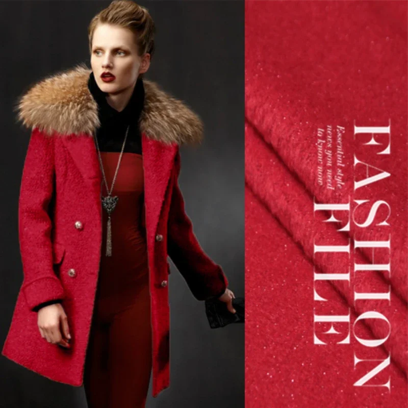 Шерстяная ткань, красный яркий шелковый материал для стрижки, осень-зима, брендовый модный дизайн, платье, куртка, ткань, мягкая удобная ткань 
Шерстяная ткань, красный яркий шелковый материал для стрижки, осень-зима, брендовый модный дизайн, платье, куртка, ткань, мягкая удобная ткань