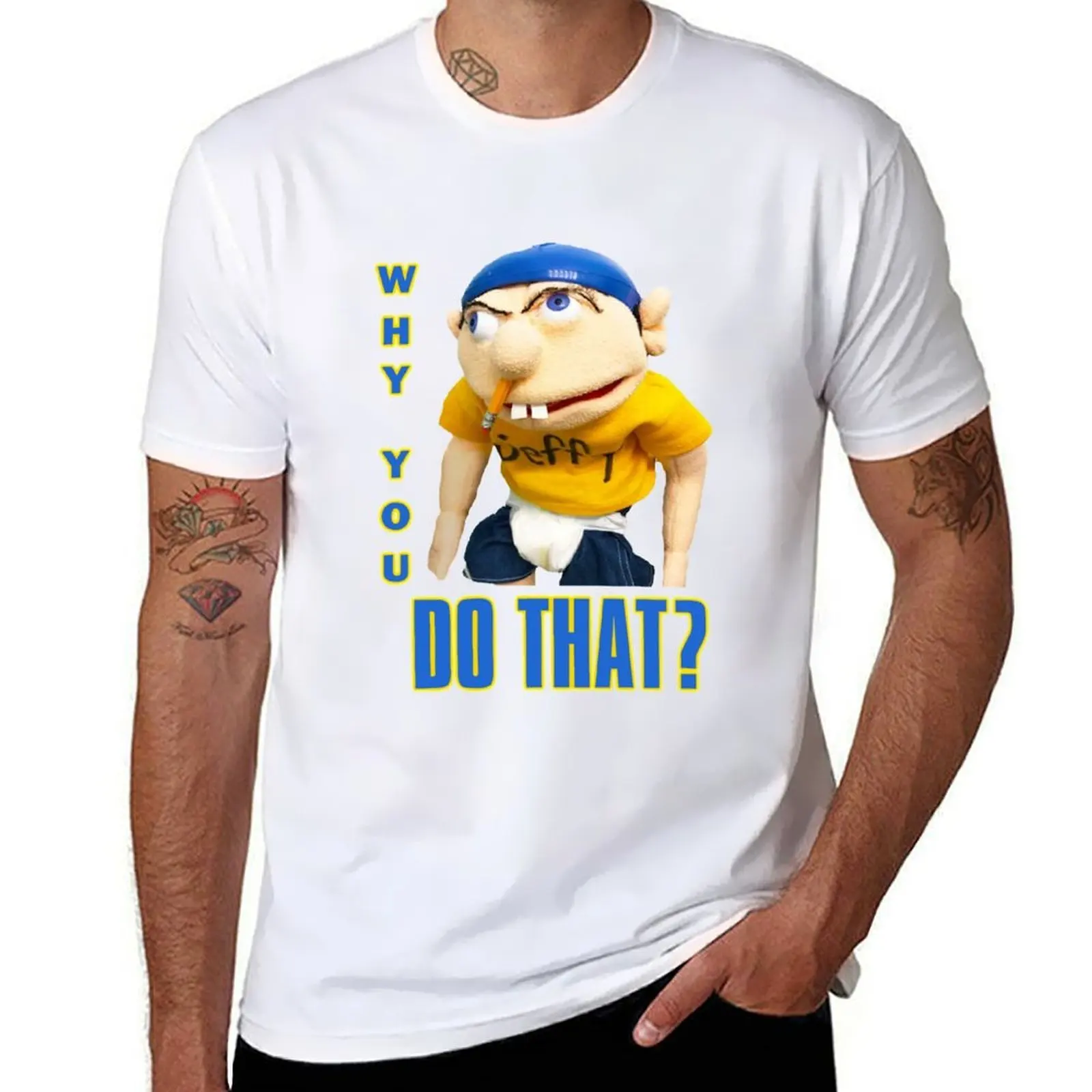 Why You Do That Sml Jeffy - Mens T Shirts Graphic Vintage T-Shirt cotton tshirt 100% funny t shirts man T-Shirt
Why You Do That Sml Jeffy - Mens T Shirts Graphic Vintage T-Shirt cotton tshirt 100% funny t shirts man T-Shirt