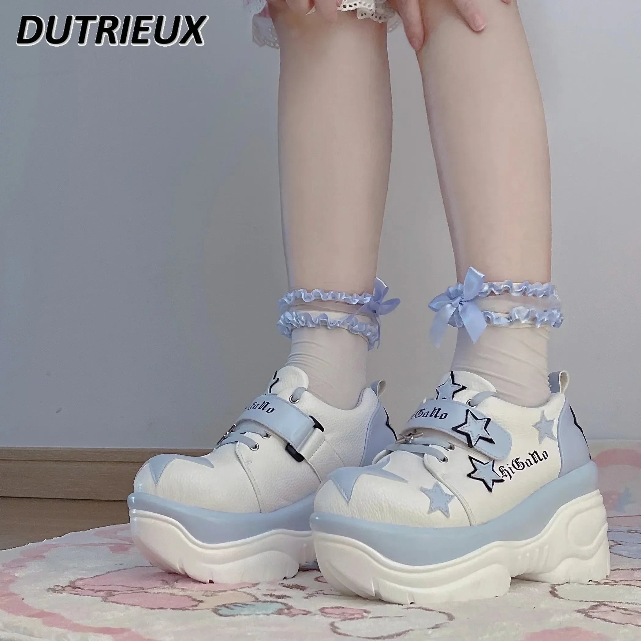 Japanese Original Genuine Thick Bottom Sneaker Spring and Autumn New Sweet Girl All-Matching Color Matching Casual Shoes
Japanese Original Genuine Thick Bottom Sneaker Spring and Autumn New Sweet Girl All-Matching Color Matching Casual Shoes