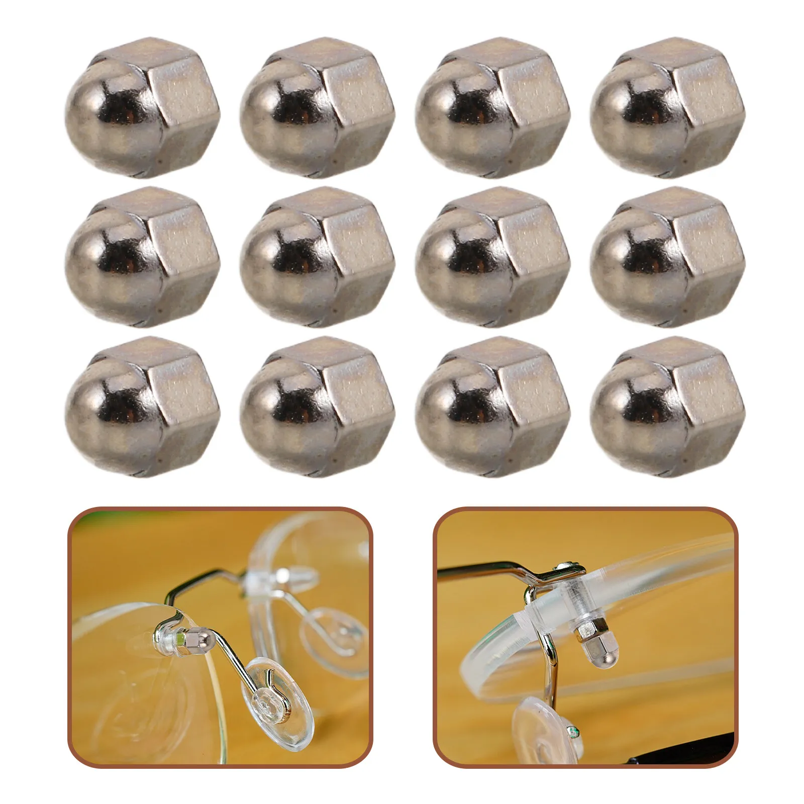 400 Pcs Diy Glasses Repair Parts Eye Frame Screw Caps Nuts Eyeglass Frameless Covers Acorn Assembly Stainless Metal
400 Pcs Diy Glasses Repair Parts Eye Frame Screw Caps Nuts Eyeglass Frameless Covers Acorn Assembly Stainless Metal
