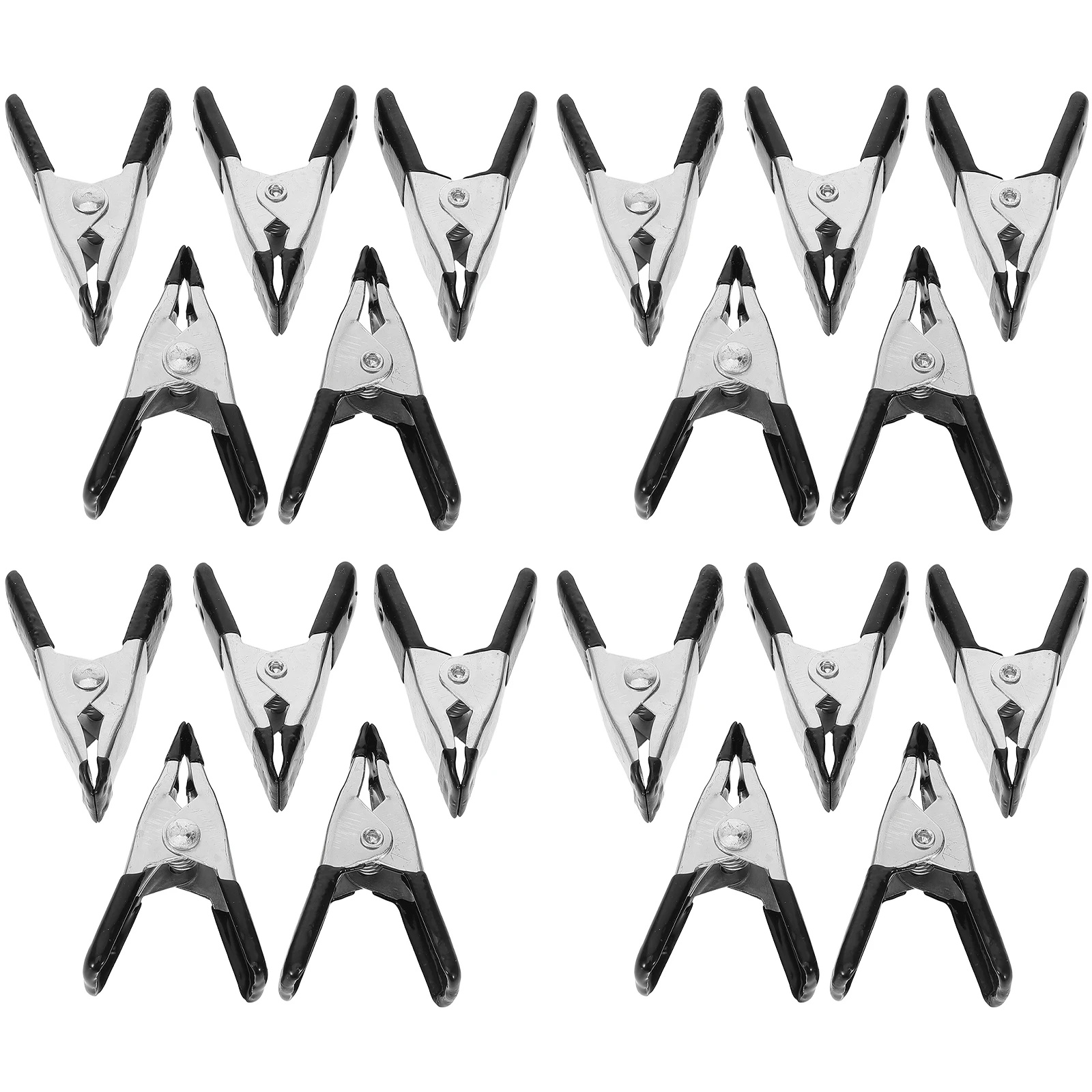 20pcs Spring Clamps 2 Inch Mini Metal A Shape DIY Woodworking Wedding Clips Heavy Duty PVC Coated Black Galvanized
20pcs Spring Clamps 2 Inch Mini Metal A Shape DIY Woodworking Wedding Clips Heavy Duty PVC Coated Black Galvanized