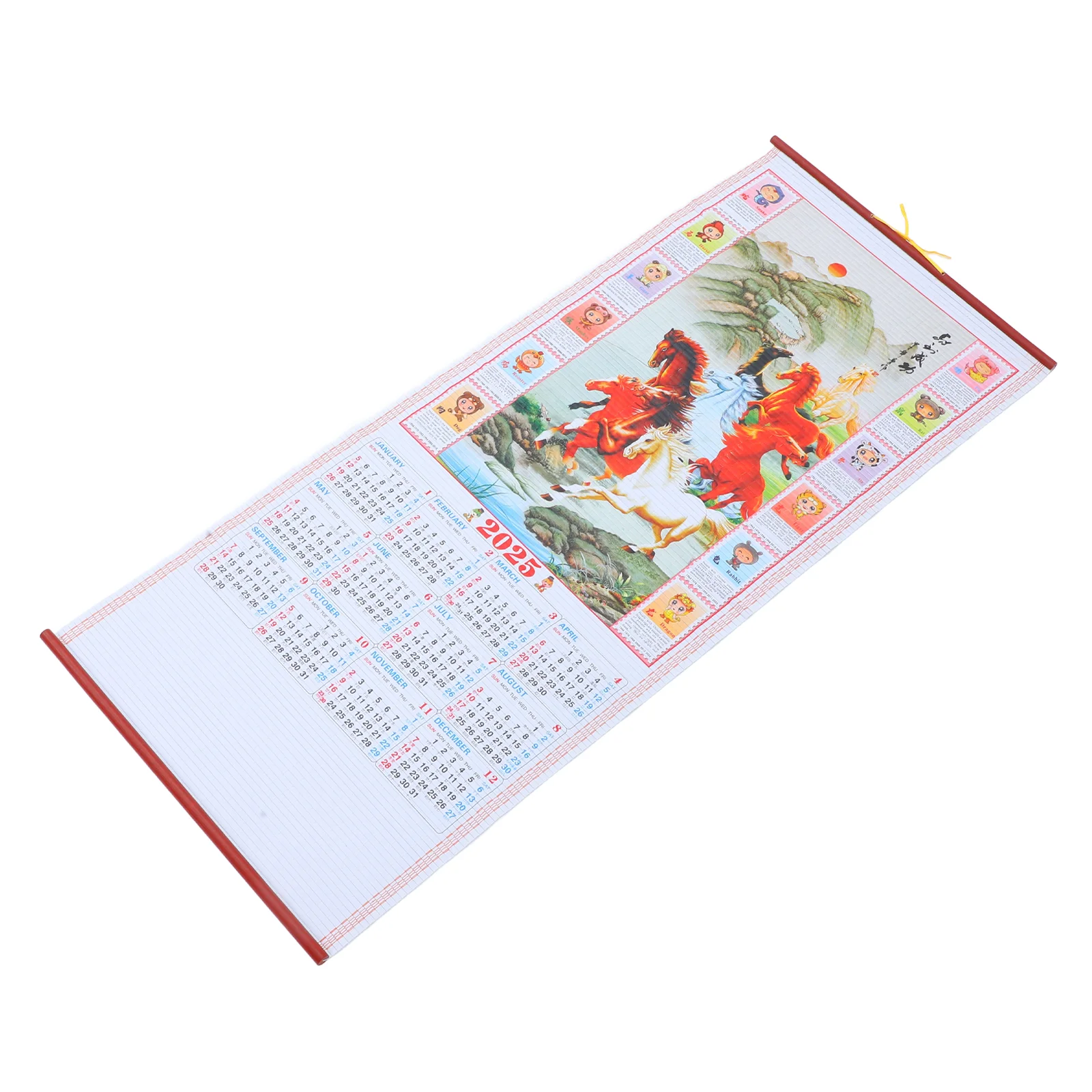 Hanging Scroll Calendar 2025 New Year Chinese Wall Leaflet Landscape Painting Wood Paper
Hanging Scroll Calendar 2025 New Year Chinese Wall Leaflet Landscape Painting Wood Paper