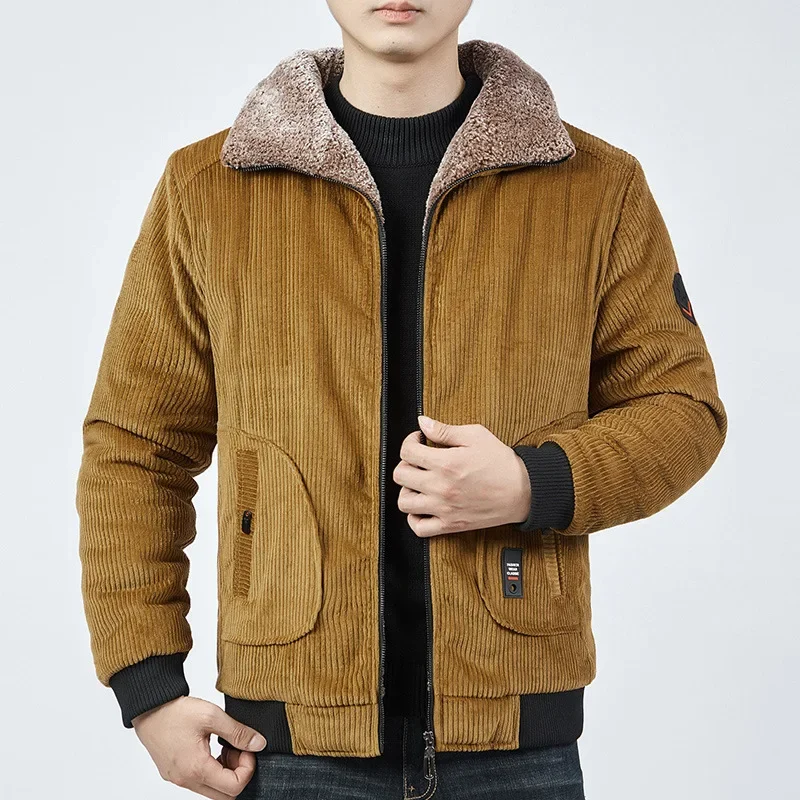 High Quality Autumn Winter Thick Cargo Jacket Coats Fleece Windbreaker Parkas Vintage Mens Corduroy Fleece Lined Jacket Warm
High Quality Autumn Winter Thick Cargo Jacket Coats Fleece Windbreaker Parkas Vintage Mens Corduroy Fleece Lined Jacket Warm