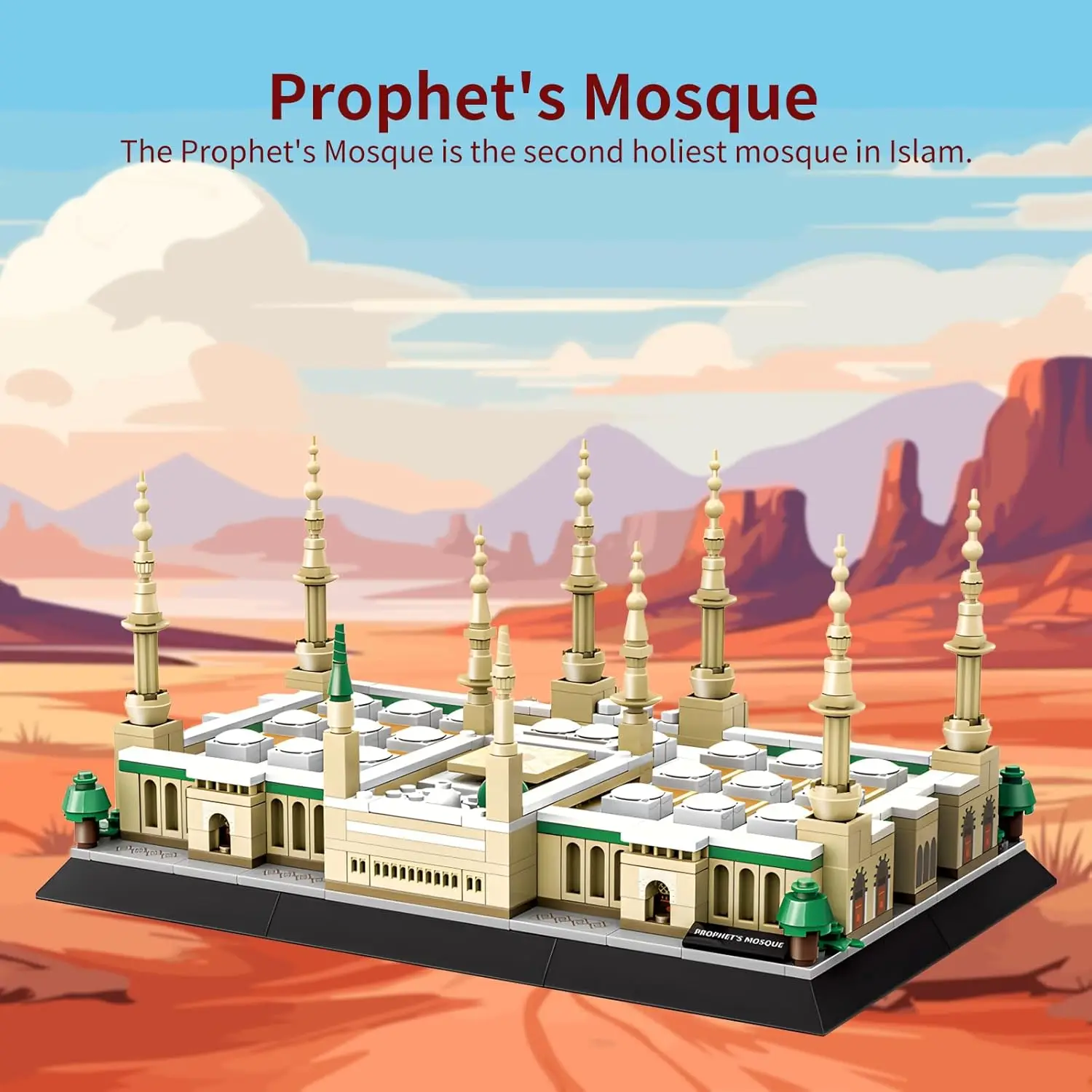 Creative Building Blocks Famous Landmark Architecture Prophetic Temple Assembly Toy Home Decoration Collectible Gift
Creative Building Blocks Famous Landmark Architecture Prophetic Temple Assembly Toy Home Decoration Collectible Gift