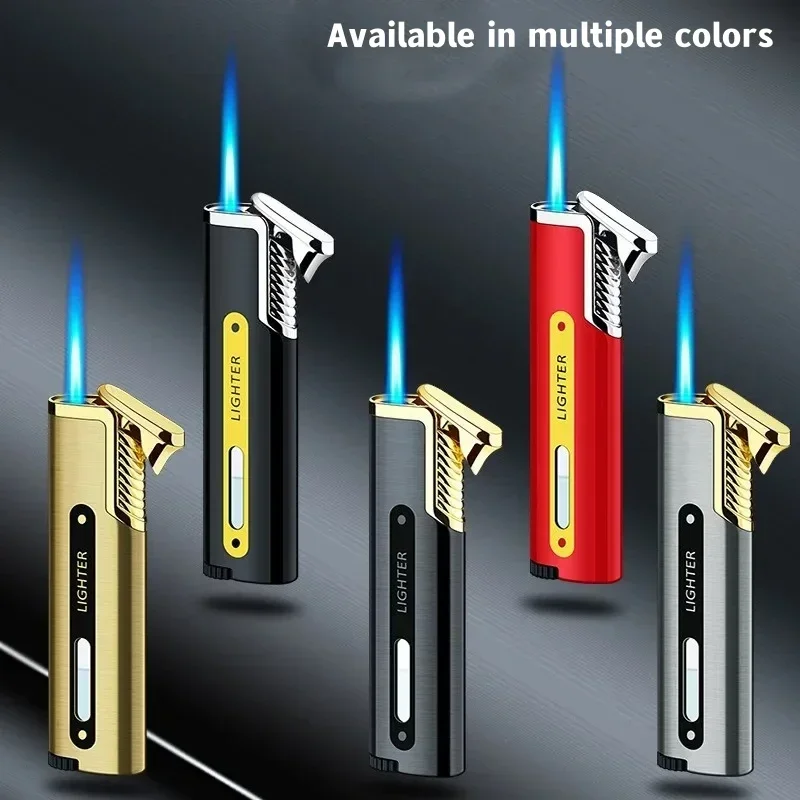 Mini Portable Recyclable Inflatable Metal Windproof Lighter, High-power Butane Gas Cigar Lighter, High-end Gift for Men
Mini Portable Recyclable Inflatable Metal Windproof Lighter, High-power Butane Gas Cigar Lighter, High-end Gift for Men