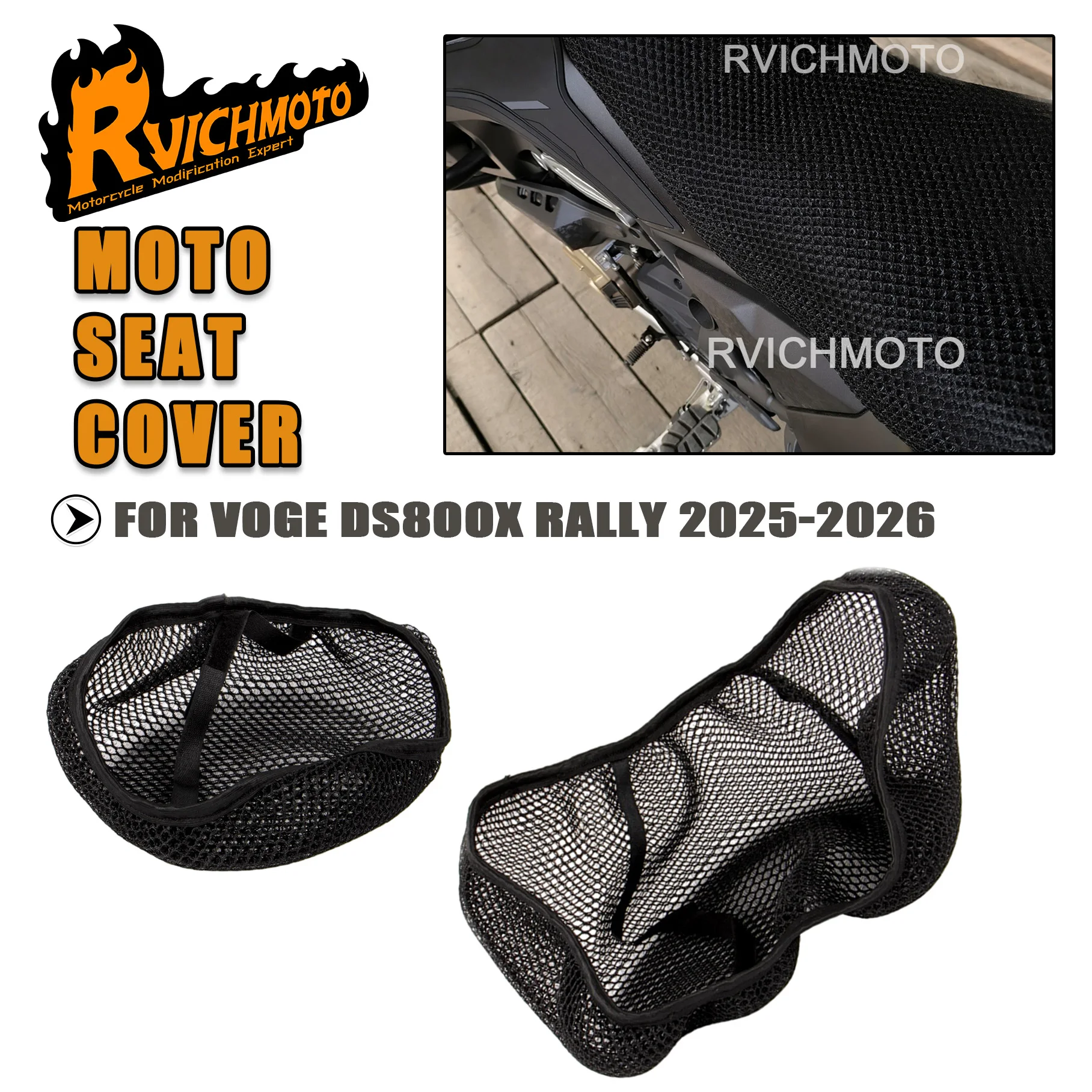 For VOGE DS800X DSX 800 RALLY 2025-2026 Protection Insulation Seat Cover Protector DS800X Motorcycle 3D Mesh Seat Cushion Cover
For VOGE DS800X DSX 800 RALLY 2025-2026 Protection Insulation Seat Cover Protector DS800X Motorcycle 3D Mesh Seat Cushion Cover