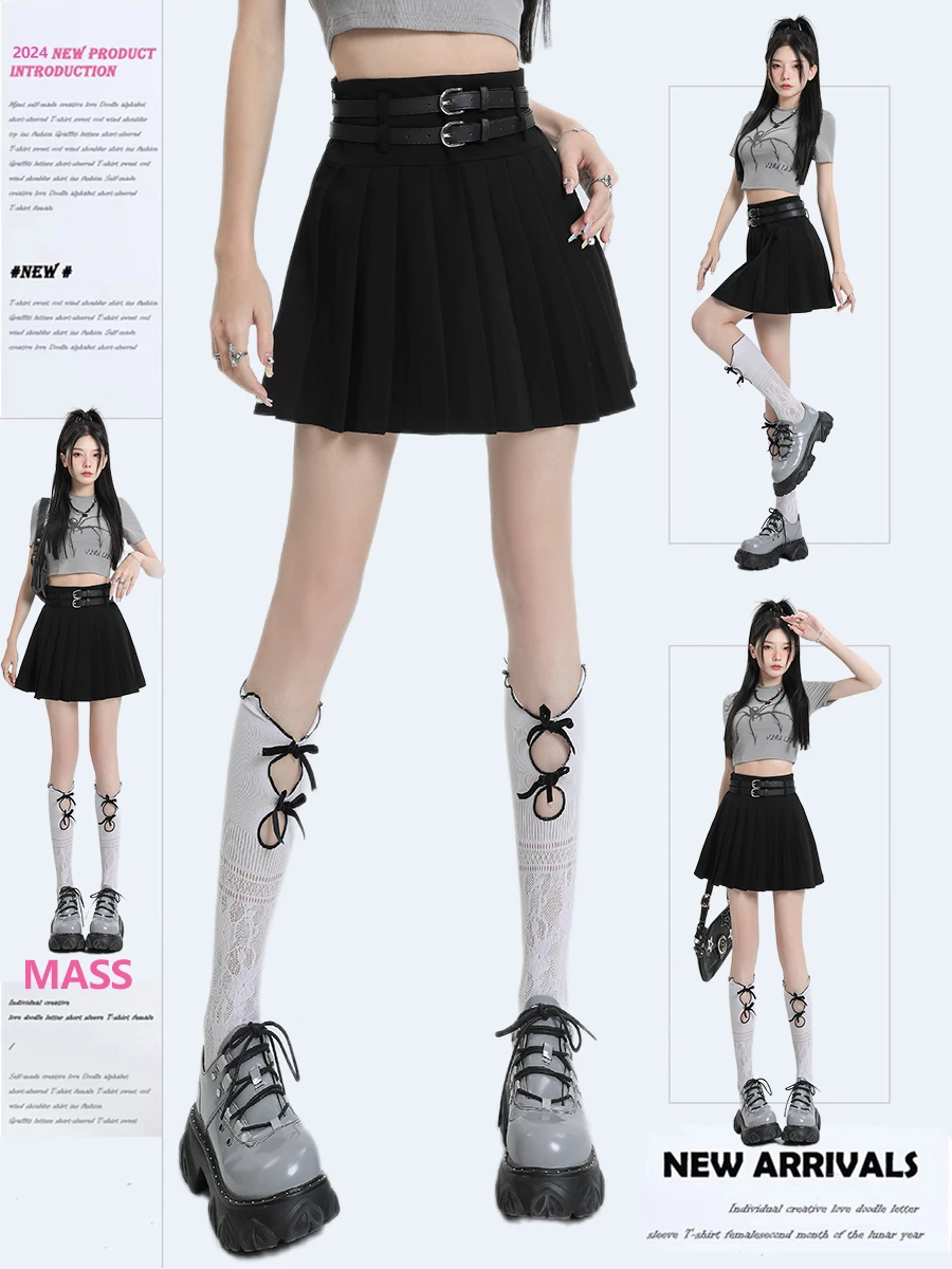 Корейский студенческий костюм Jaet, юбка трапециевидной формы с высокой талией, двойной пояс, милая пикантная девушка, сексуальная юбка JK, дизайн Sense
Корейский студенческий костюм Jaet, юбка трапециевидной формы с высокой талией, двойной пояс, милая пикантная девушка, сексуальная юбка JK, дизайн Sense