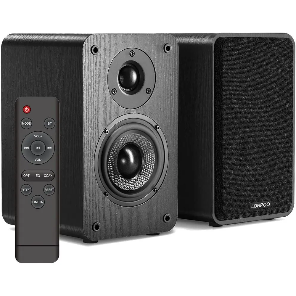 Powered Bookshel Speakers - Wirel100W RMS Bluetooth with eARC - Powerul Home Music System - Home Theater Systems, Studio Monit
Powered Bookshel Speakers - Wirel100W RMS Bluetooth with eARC - Powerul Home Music System - Home Theater Systems, Studio Monit