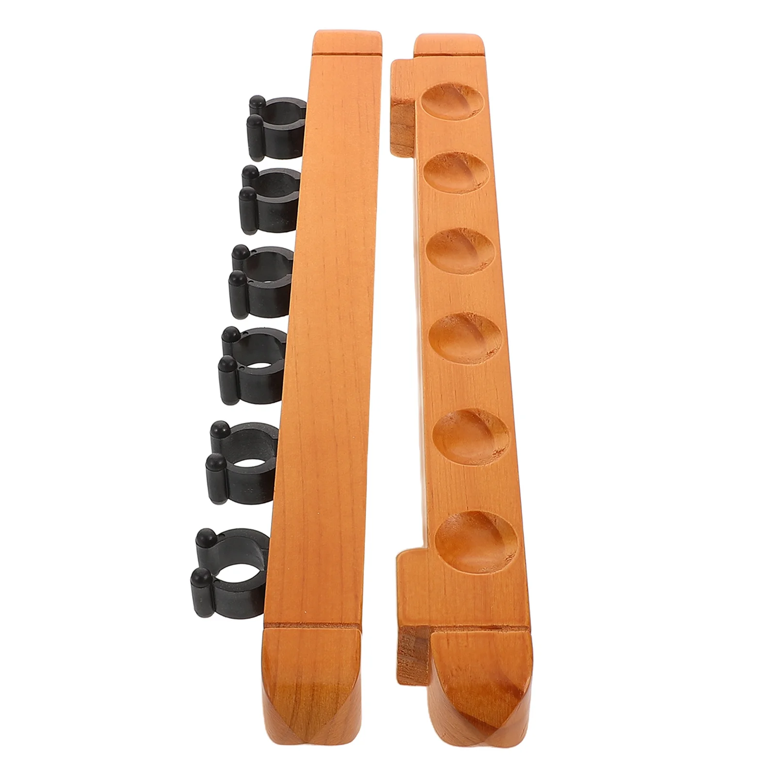 2pcs Wall Mounted Solid Wood Stick Holder For 6 Billiard Sticks Space Saving Billiards Storage Mount Pool Stick Rack
2pcs Wall Mounted Solid Wood Stick Holder For 6 Billiard Sticks Space Saving Billiards Storage Mount Pool Stick Rack