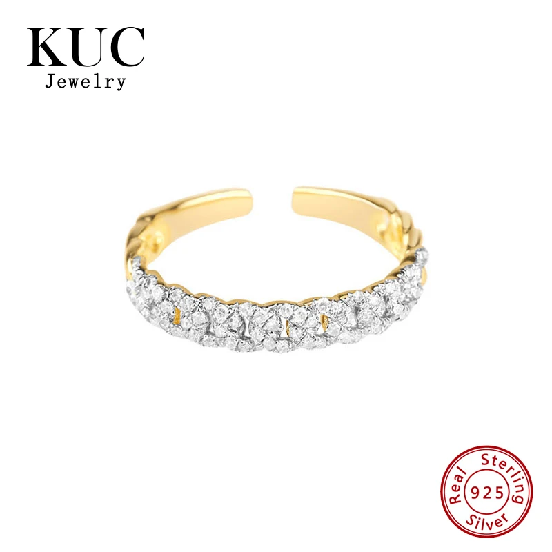 Trendy Luxury Ewell Fine Jewelry Chic 925 Sterling Silver 18k Gold Plated Link Chain Rope Zircon Opening Rings For Girls
Trendy Luxury Ewell Fine Jewelry Chic 925 Sterling Silver 18k Gold Plated Link Chain Rope Zircon Opening Rings For Girls