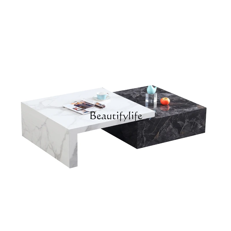 Italian minimalist rock slab coffee table villa designer telescopic modern minimalist creative marble pattern
Italian minimalist rock slab coffee table villa designer telescopic modern minimalist creative marble pattern