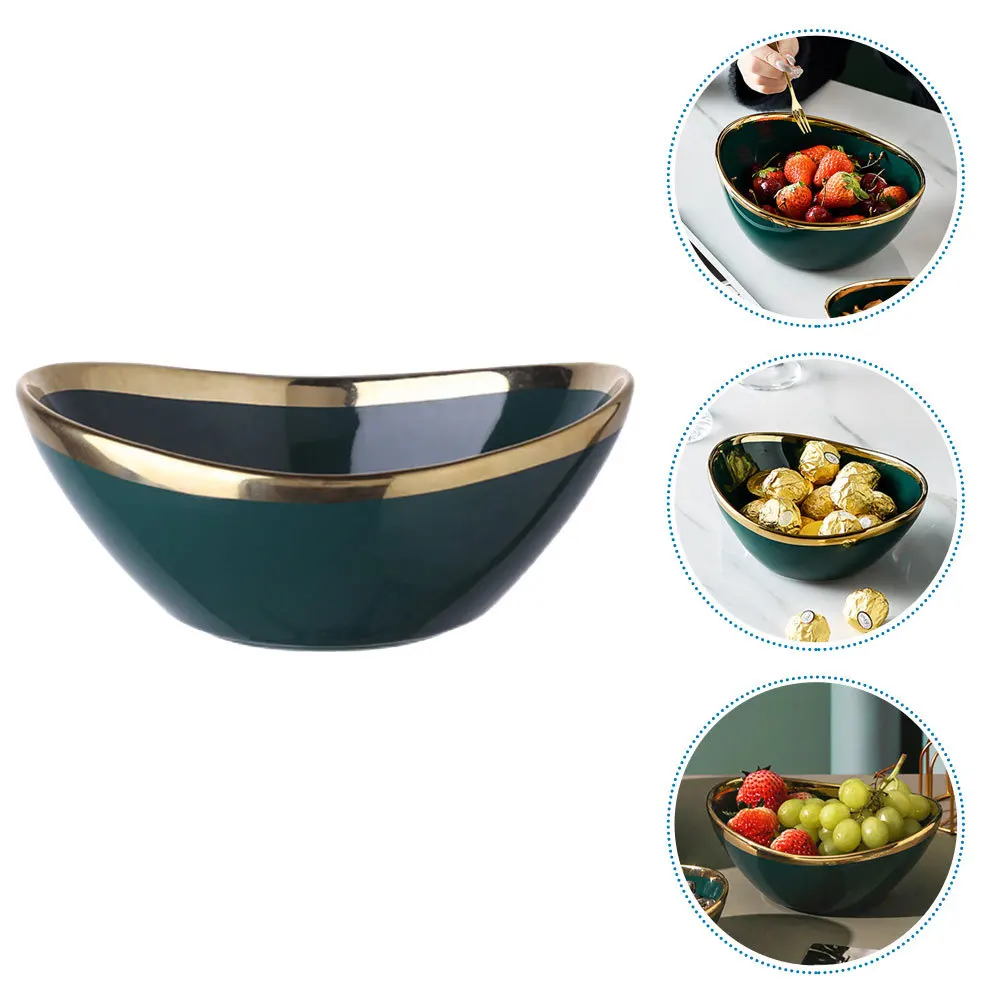 Ceramic Creative Mixing Salad Bowl Household Food Serving Bowl Decorative Snack Container Fruit Storage Organizer Coffee Table
Ceramic Creative Mixing Salad Bowl Household Food Serving Bowl Decorative Snack Container Fruit Storage Organizer Coffee Table