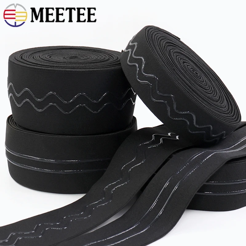2/5/10M Meetee 20-55mm Elastic Band Non-slip Silicone Rubber Bands for Sewing Clothes Decor Stretch Tape DIY Garment Accessories
2/5/10M Meetee 20-55mm Elastic Band Non-slip Silicone Rubber Bands for Sewing Clothes Decor Stretch Tape DIY Garment Accessories