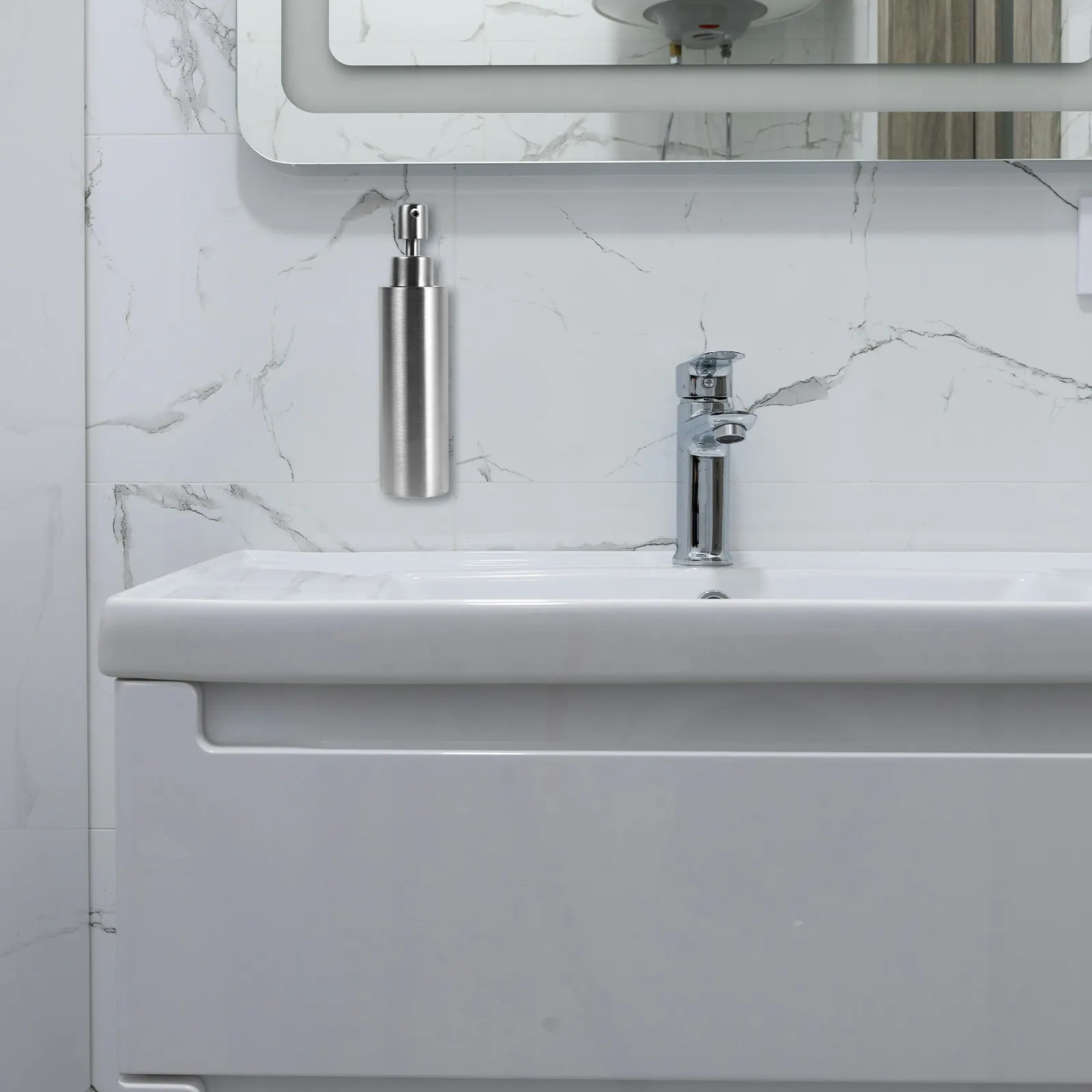 304 Stainless Steel Wall Mounted Manual Soap Dispenser Refillable Hand Soap Shampoo Body Wash Dispenser for Bathroom Kitchen
304 Stainless Steel Wall Mounted Manual Soap Dispenser Refillable Hand Soap Shampoo Body Wash Dispenser for Bathroom Kitchen