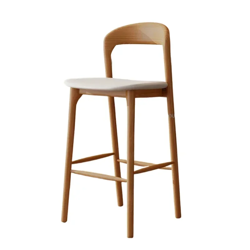 Nordic Solid Wood Bar Chair Modern Designer Minimalist Backrest Chair Home Kitchen Island Bar Stool Hotel Restaurant Bar Chairs
Nordic Solid Wood Bar Chair Modern Designer Minimalist Backrest Chair Home Kitchen Island Bar Stool Hotel Restaurant Bar Chairs