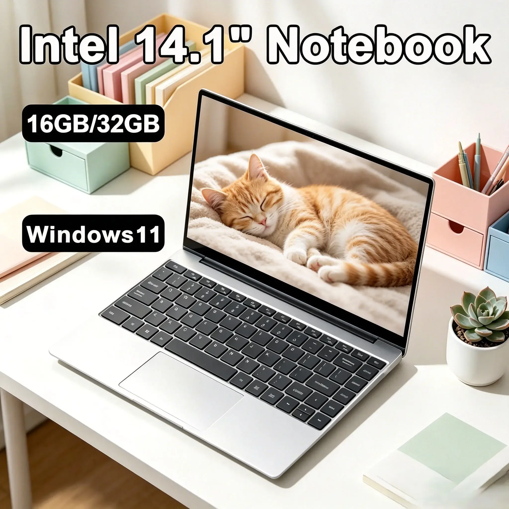 14.1‑Inch Slim Lightweight Laptop Powered by Intel 6500Y, 32GB Large RAM & 2TB High‑Capacity, 5000mAh Durable , Windows 11
14.1‑Inch Slim Lightweight Laptop Powered by Intel 6500Y, 32GB Large RAM & 2TB High‑Capacity, 5000mAh Durable , Windows 11