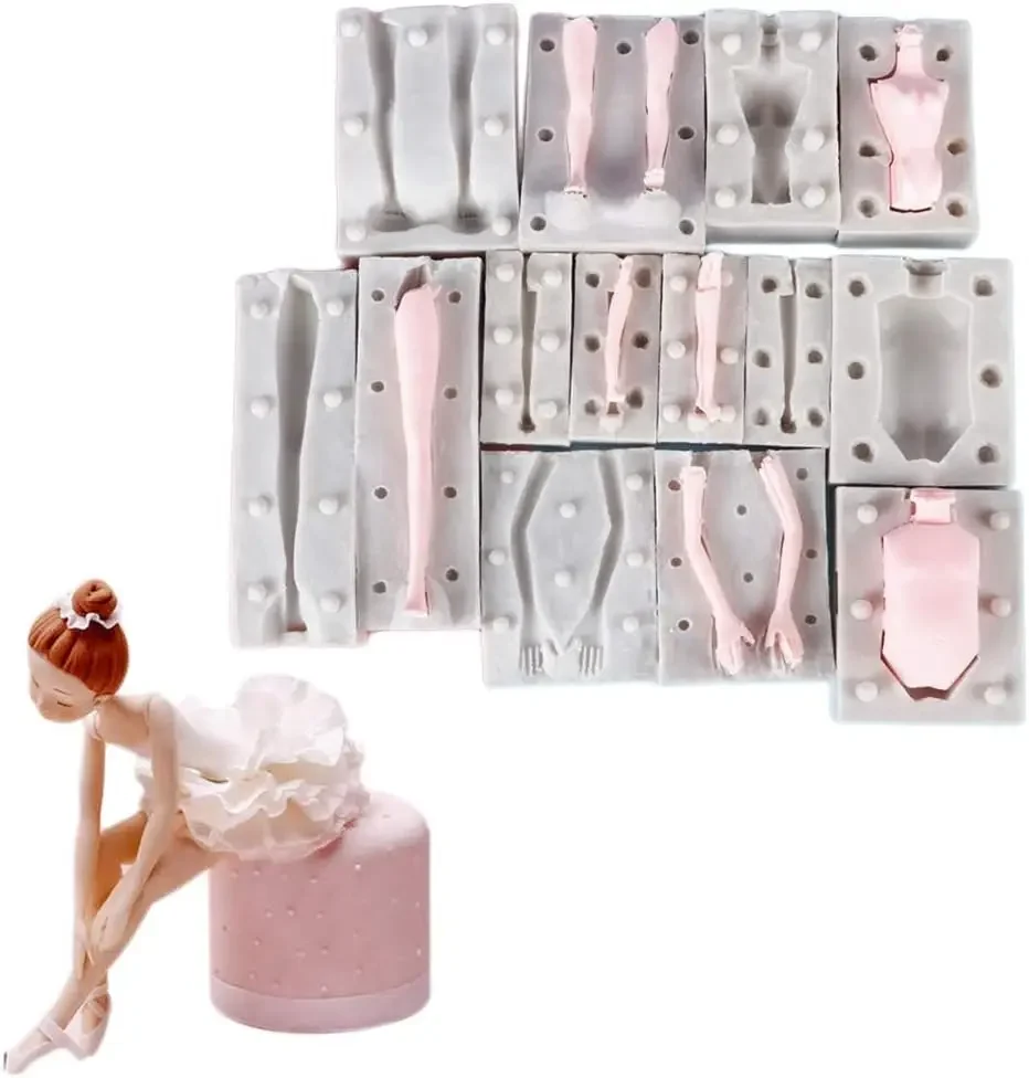 Mirosie 3d Doll Silicone Molds Soft Candy Doll Body Arm and Leg Fondant Cake Molds DIY Clay Soft Epoxy Resin Silicone Mould
Mirosie 3d Doll Silicone Molds Soft Candy Doll Body Arm and Leg Fondant Cake Molds DIY Clay Soft Epoxy Resin Silicone Mould