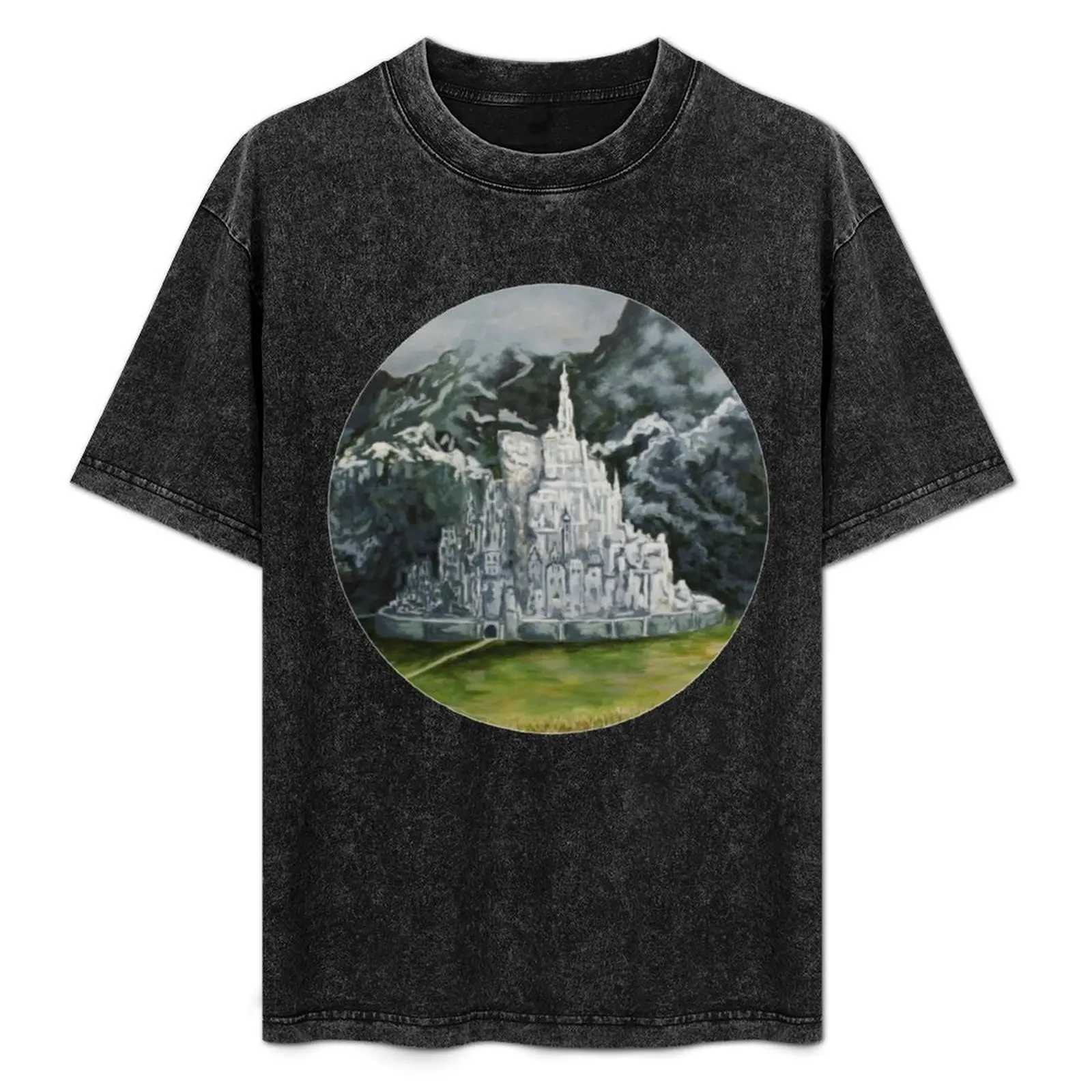 Minas Tirith T-Shirt Large Size Casual Short Sleeve Top
Minas Tirith T-Shirt Large Size Casual Short Sleeve Top