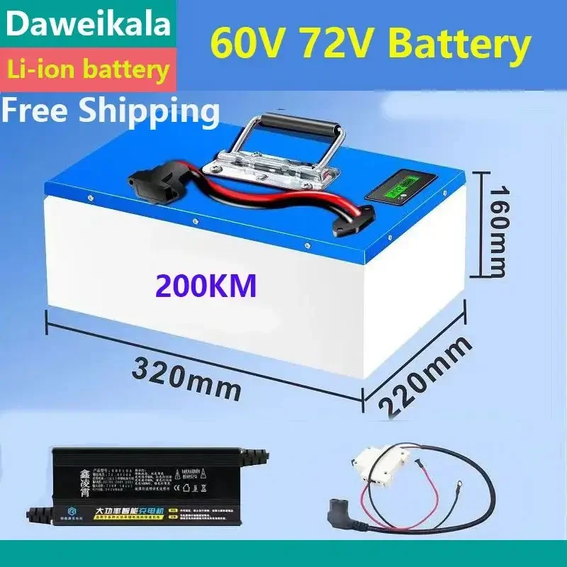 2024New Electric Vehicle Lithium Battery 60V72Vsuper Capacity 200km Lithium Battery Electric Motorcycle Tricycle Lithium Battery
2024New Electric Vehicle Lithium Battery 60V72Vsuper Capacity 200km Lithium Battery Electric Motorcycle Tricycle Lithium Battery